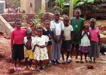 Children on Lubya hill.