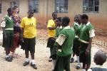Visiting with boarding school girls
